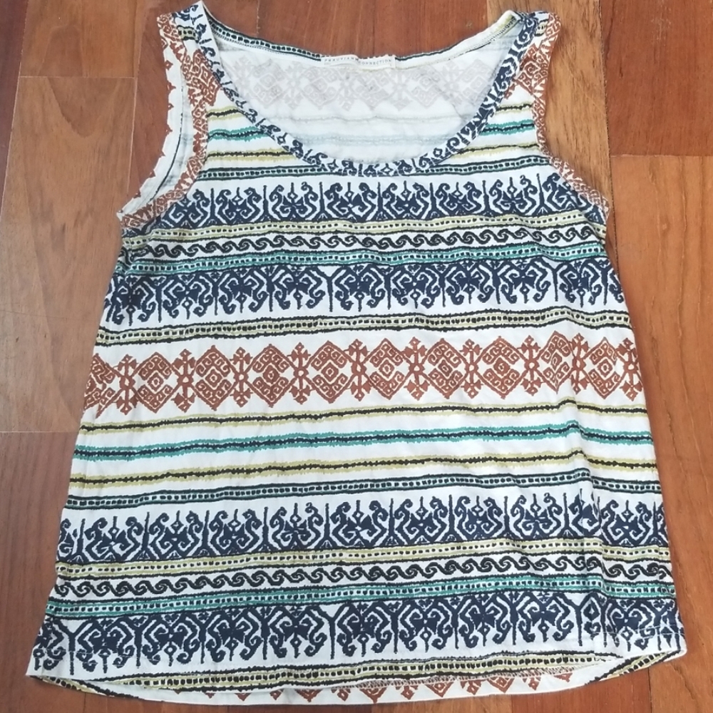 Peruvian Connection Tribal Pima Cotton Tank